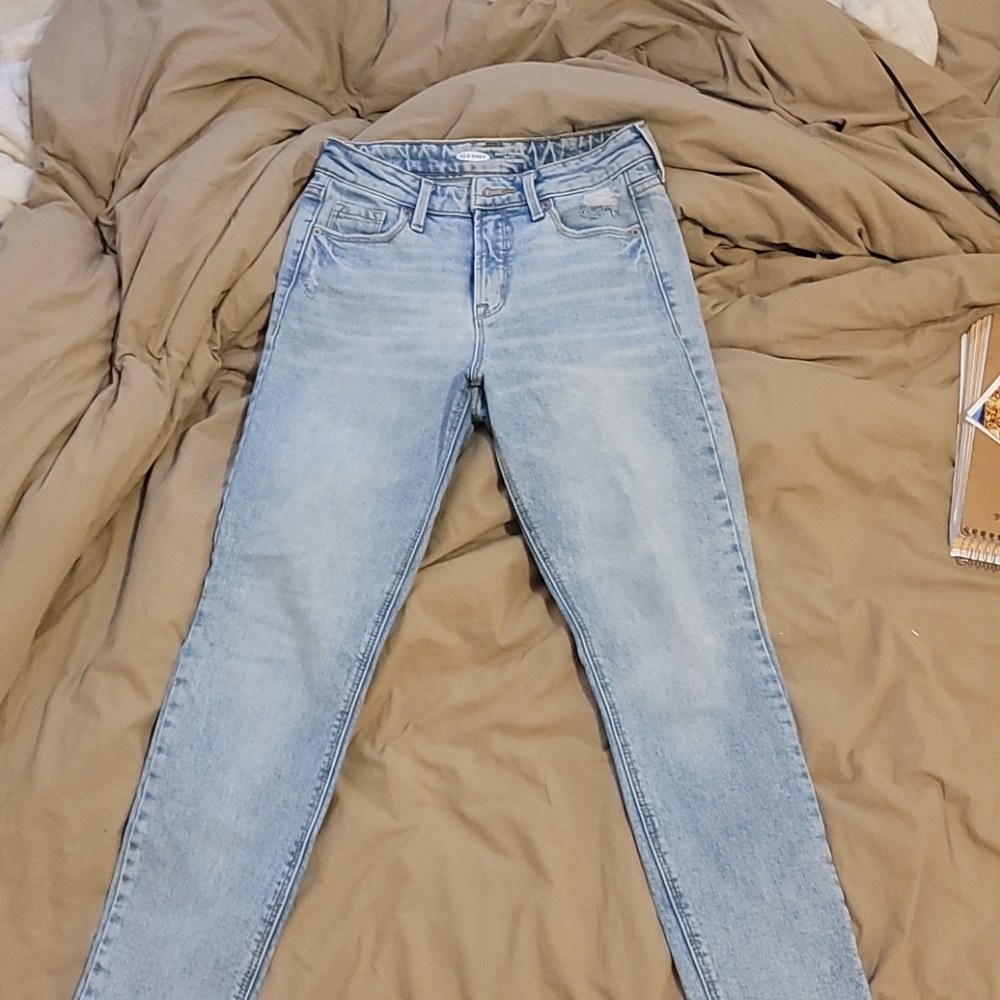 Old Navy Power Straight High Rise Jeans
